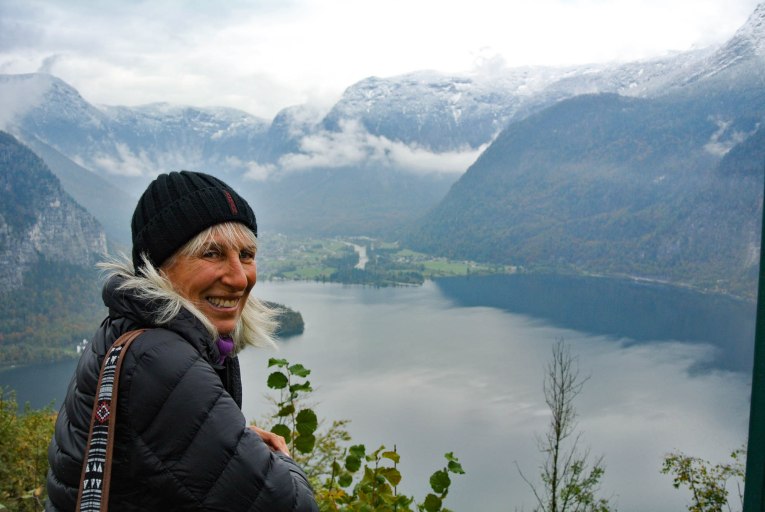 Marci happy in the mountains!