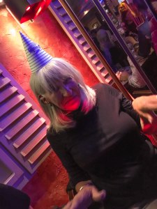 And Marci found a hat after the rum.