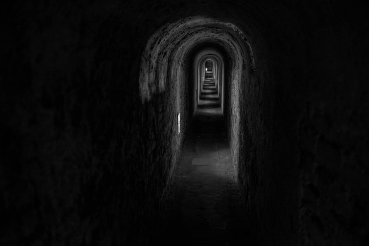 There are 30 km of tunnels in the prison fortress