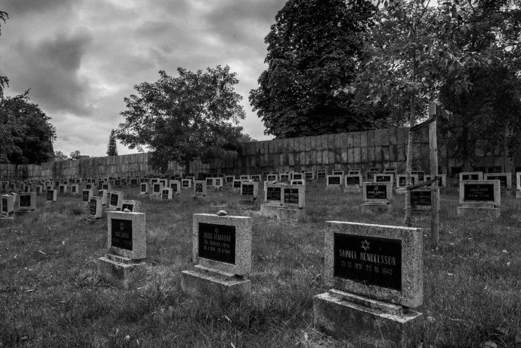 Fake cemetery created for the Red Cross visit